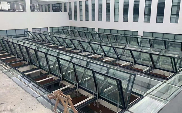 百安科技有限公司近期陇南排烟窗项目案例分享